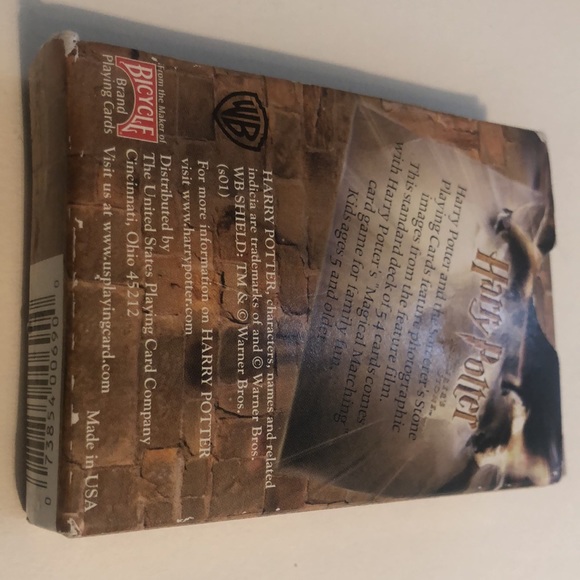 2001 HARRY POTTER & THE SORCERERS STONE Playing Cards - Picture 15 of 16